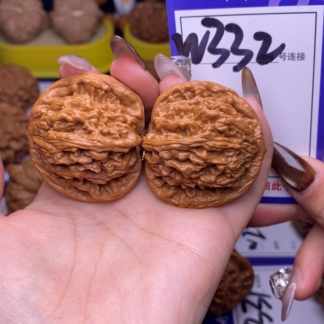 吊坠文玩核桃W332链接 虎头40尺