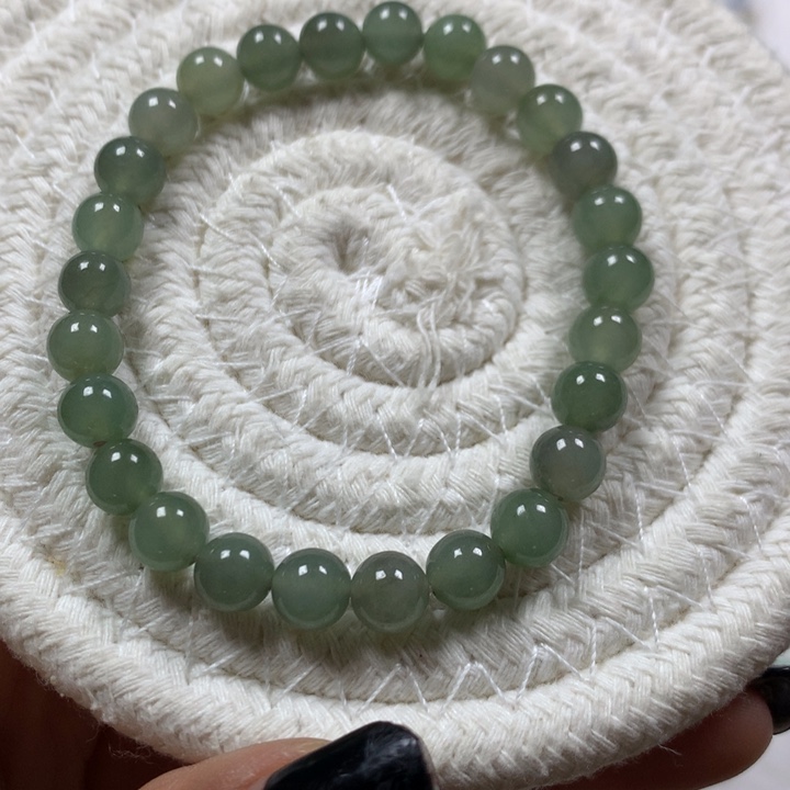 翡翠手串未镶嵌缅甸纯天然A货翡翠