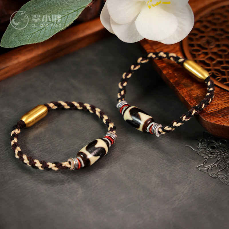 翠小胖二号店 虎牙玛瑙手绳磁吸款CTZA144 多样性发1