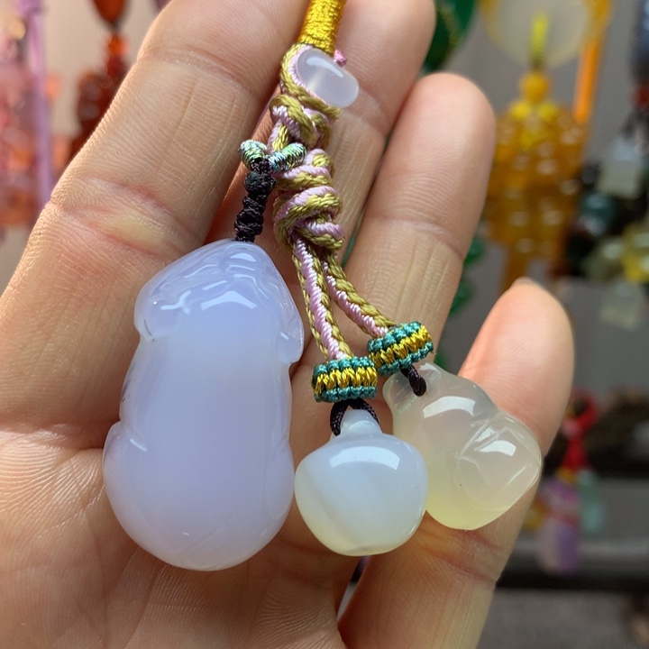 玛瑙/玉髓车挂未镶嵌