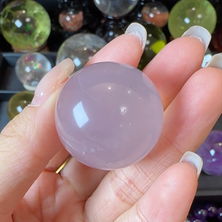 水晶天然水晶球P17未镶嵌天然粉