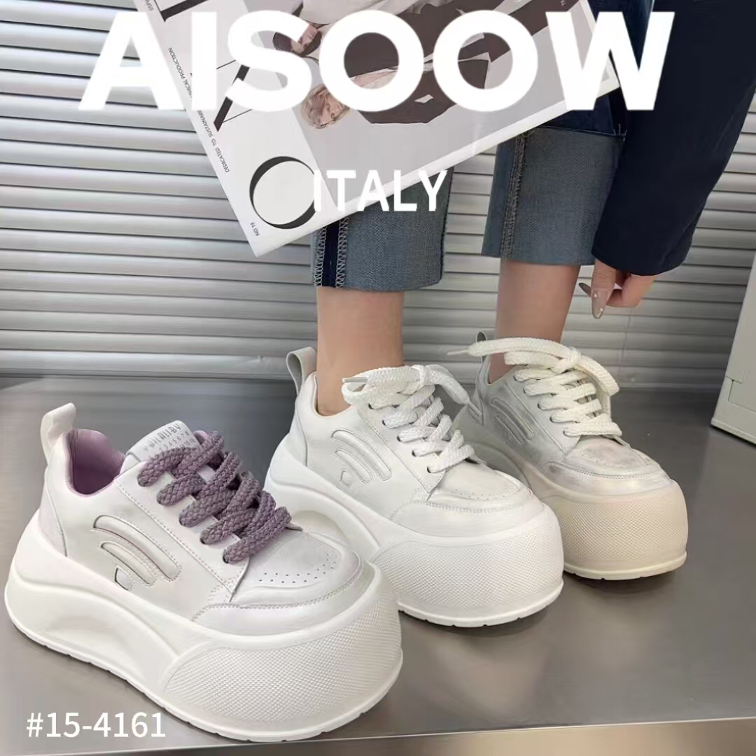 系带成人松糕鞋增高小白鞋8厘米白鞋女鞋春季百搭秋季休闲鞋