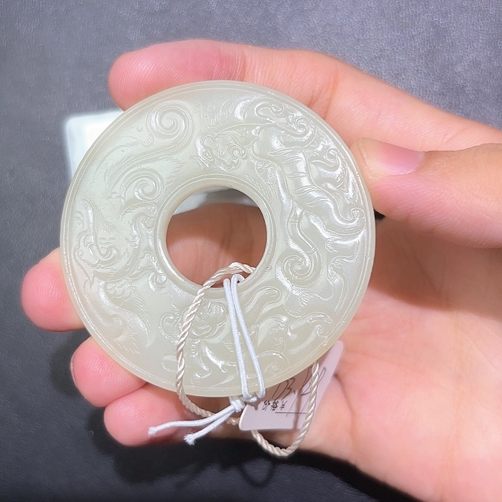 和田玉未镶嵌挂件老*