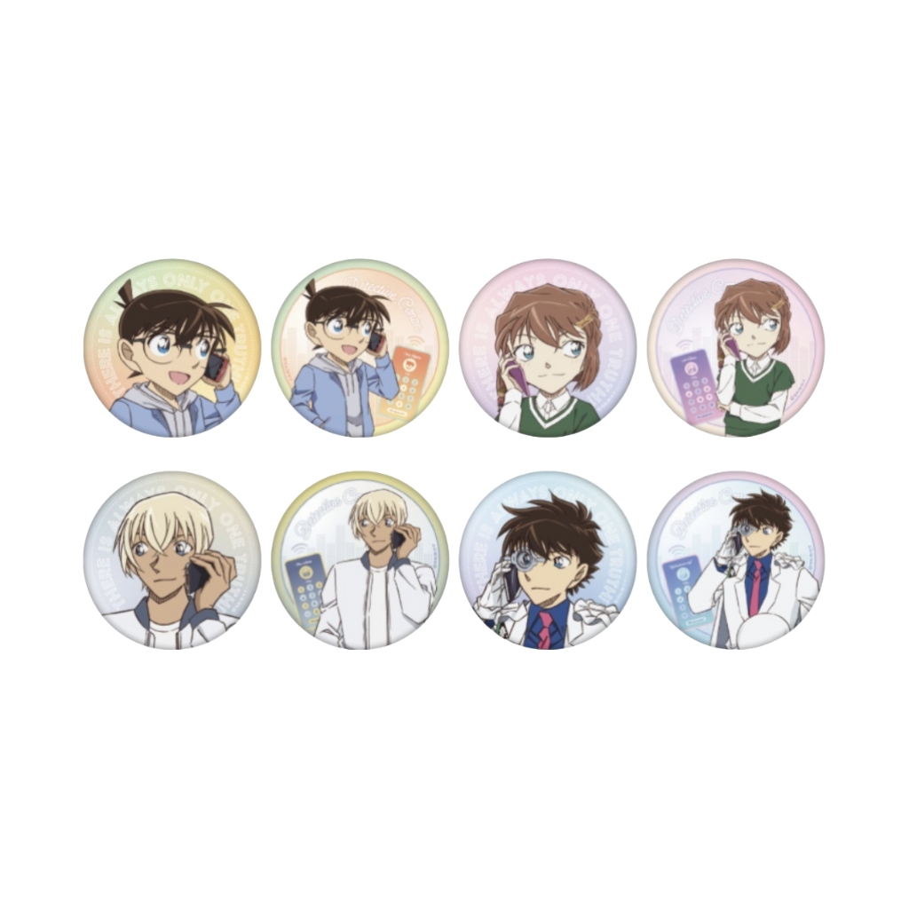 【拆盒】名侦探柯南 电话系列吧唧 徽章盲盒 直播代拆