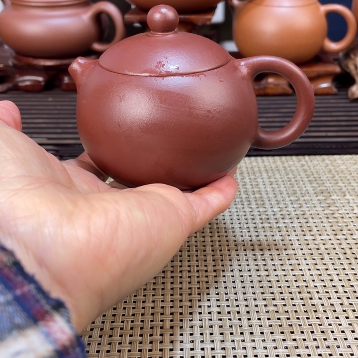 紫砂茶壶紫泥西施壶