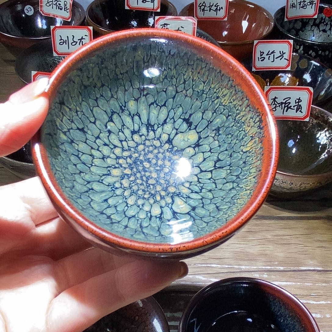 孙***汐茶盏纯手工建盏茶杯陶瓷