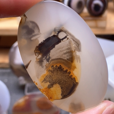 玛瑙/玉髓吊坠(不含链)未镶嵌