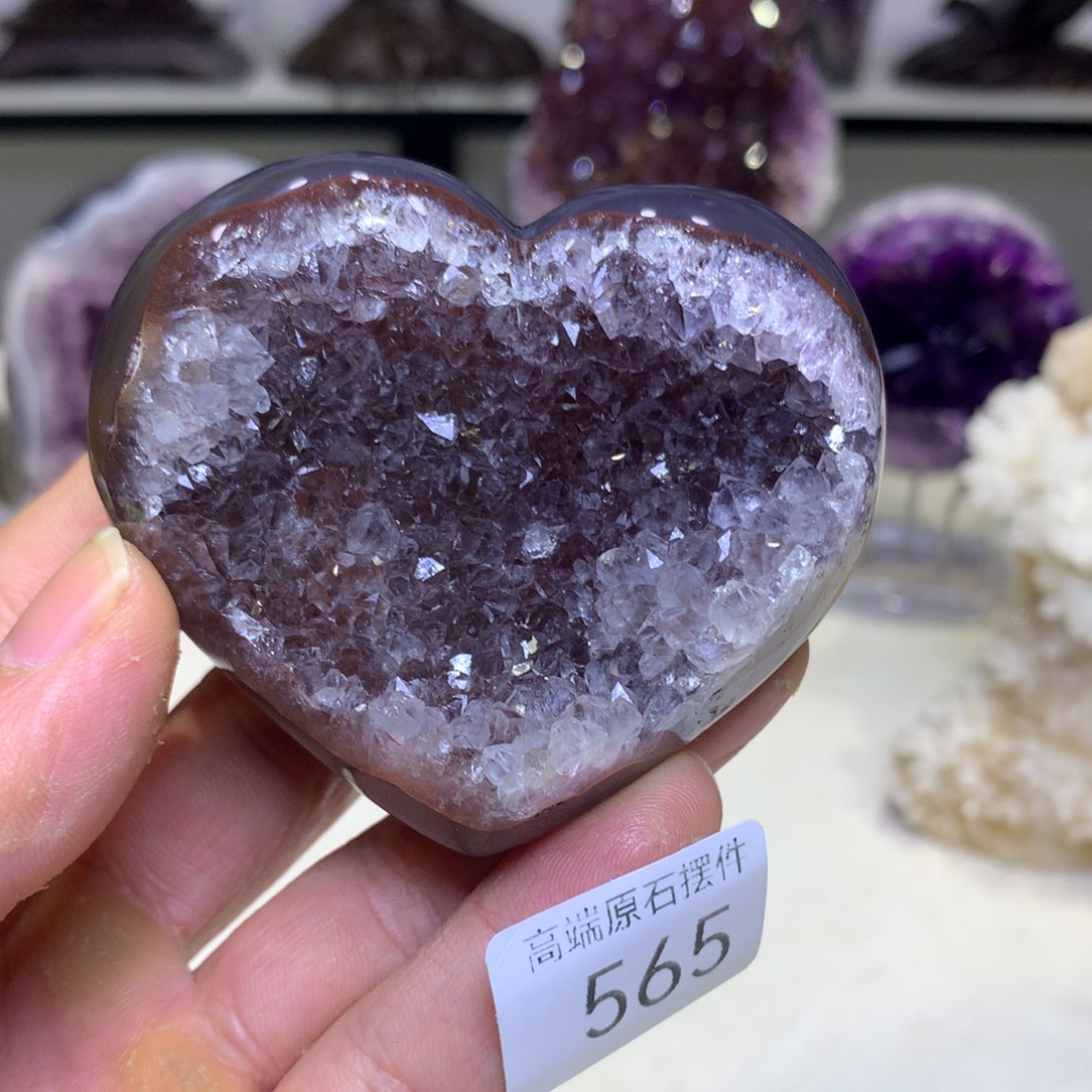 未镶嵌珠宝半成品紫晶紫晶565