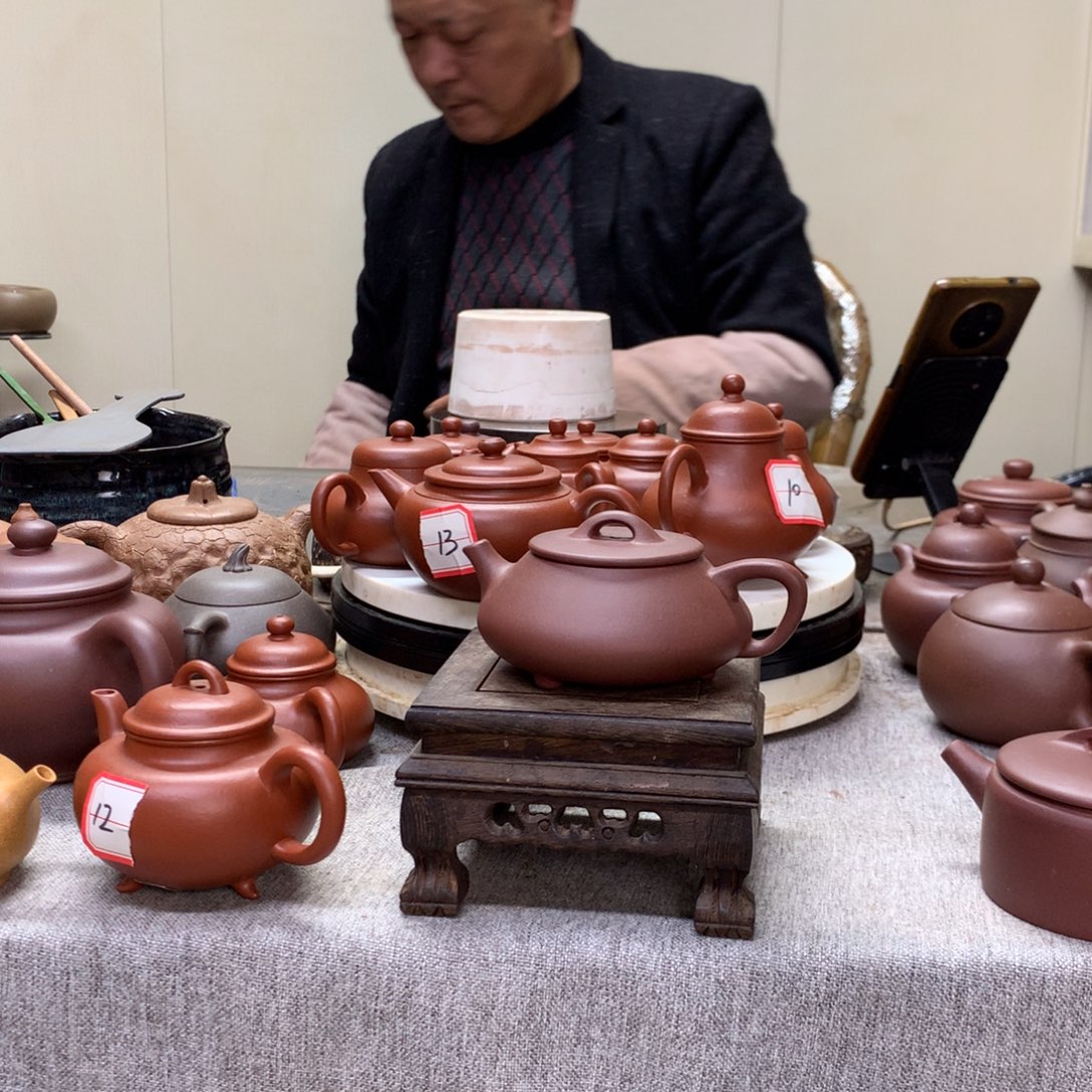 紫泥茶壶哲瓢150 C半手工制作