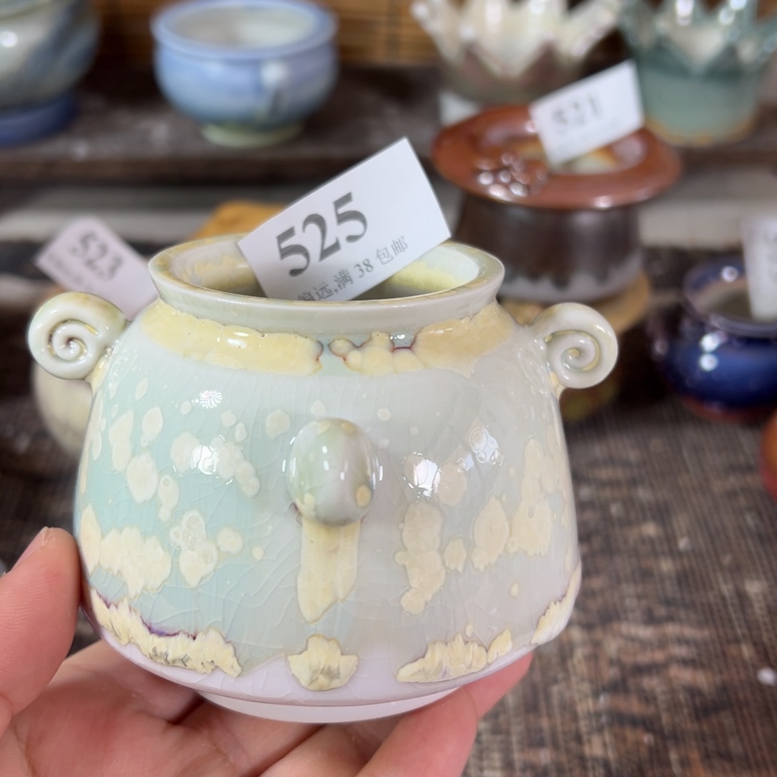 红陶景德镇手工花盆