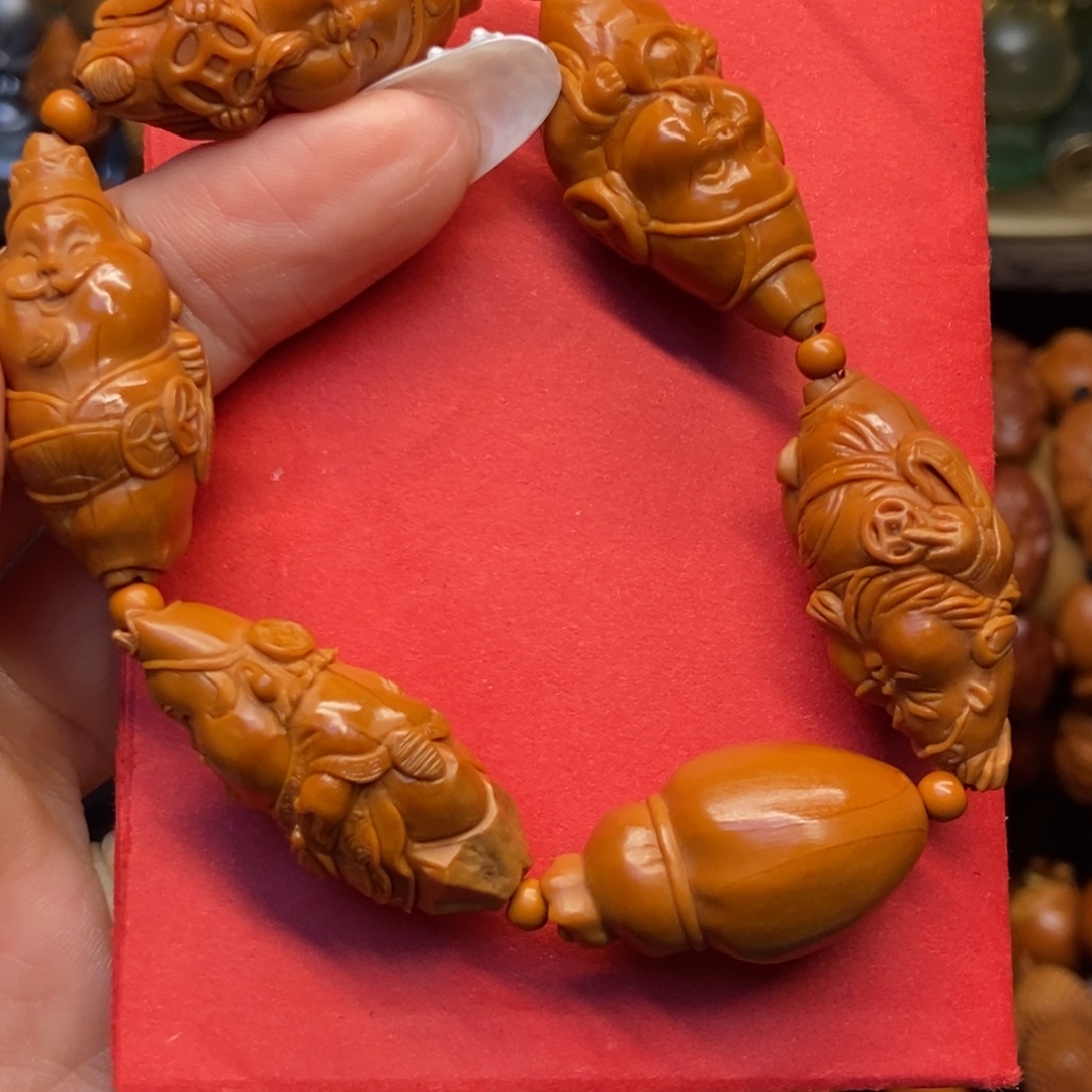 橄榄核手串/手链数你有钱铁核