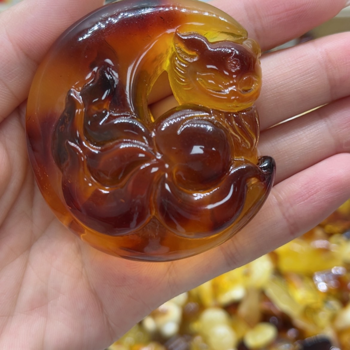 【闪购商品】琥珀裸石未镶嵌天然琥珀