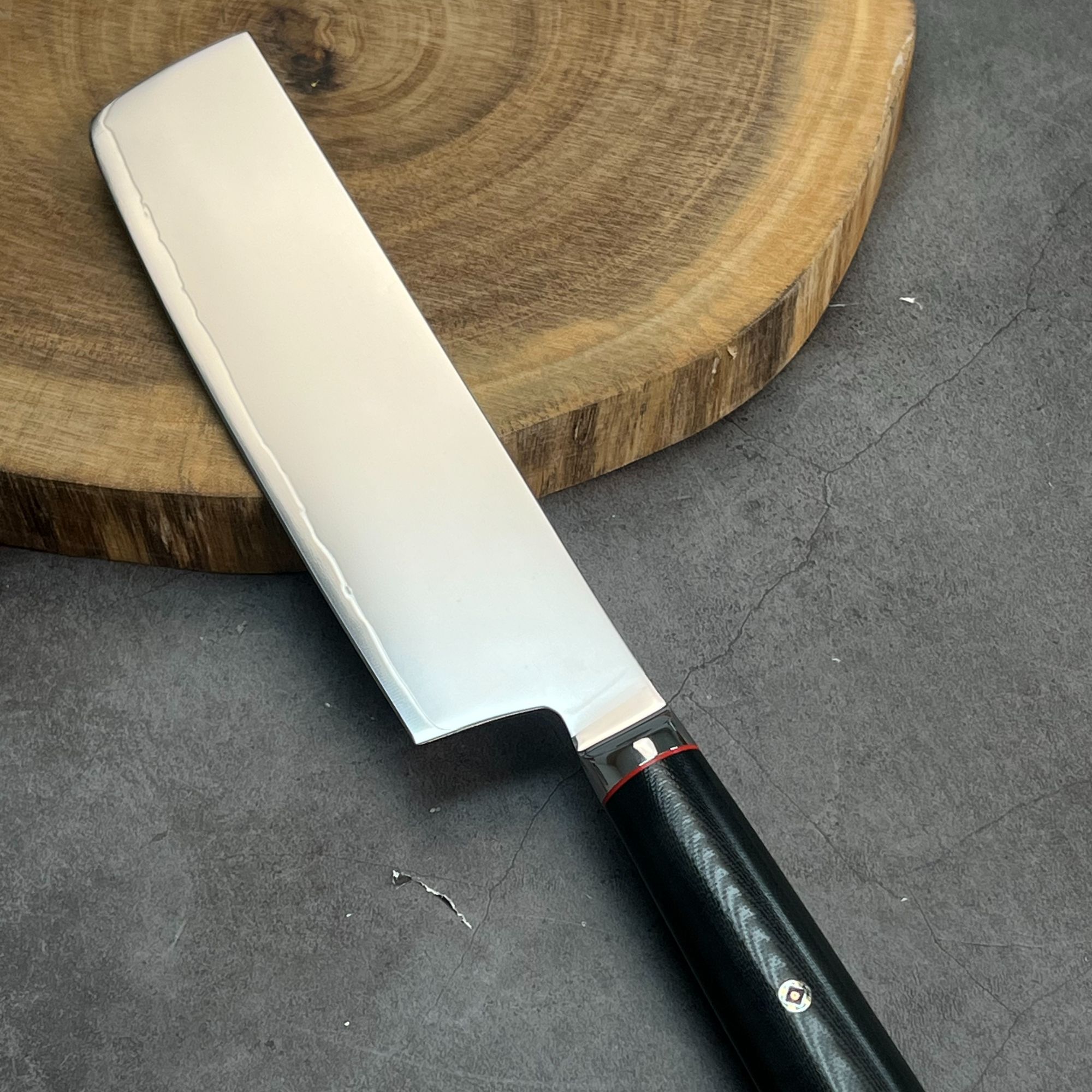 日式小菜切日式菜刀家用菜刀推荐厨刀厨房用三合钢菜刀锋利小菜刀