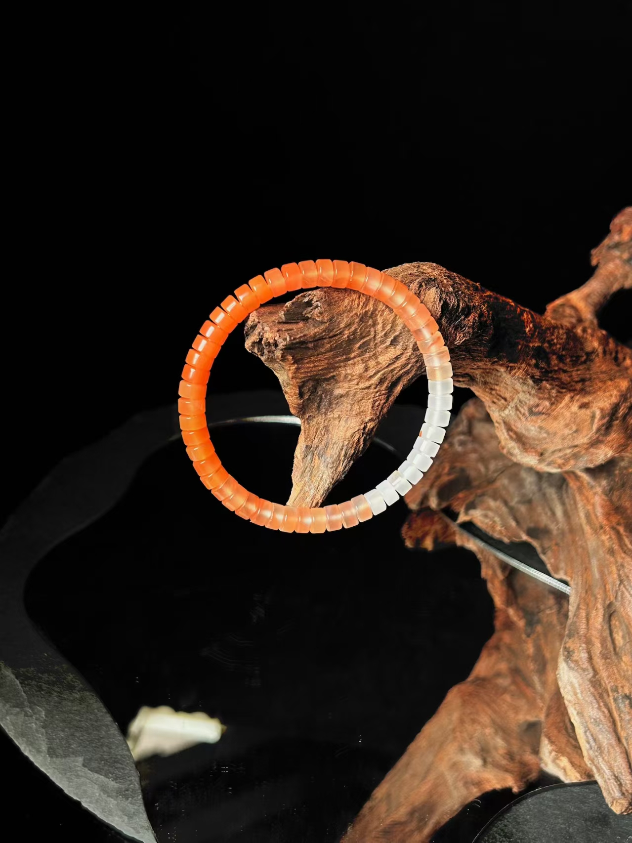 天然南红渐变直切手串T（多样性发一件）