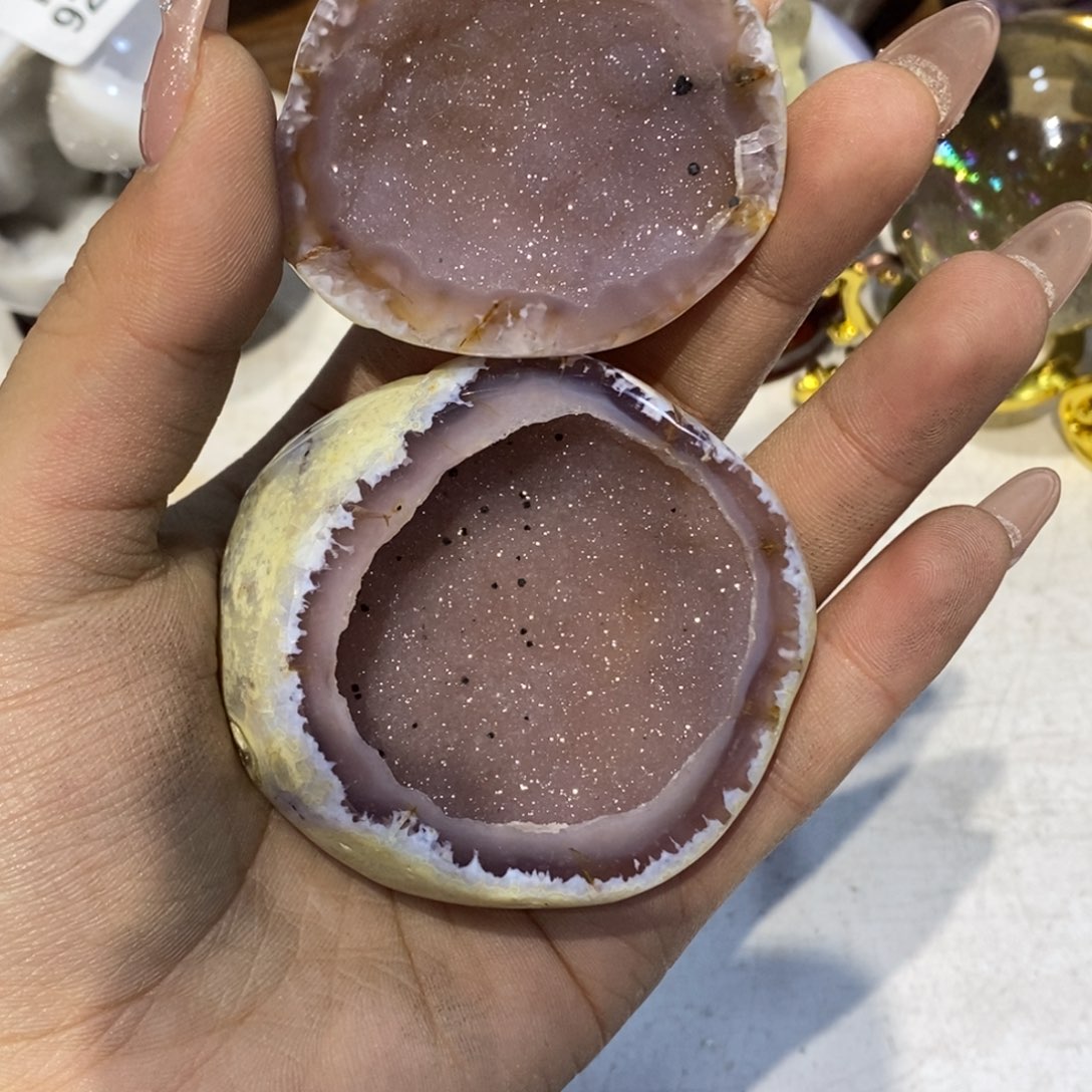 大型摆件（非配饰）紫晶未镶嵌聚宝盆
