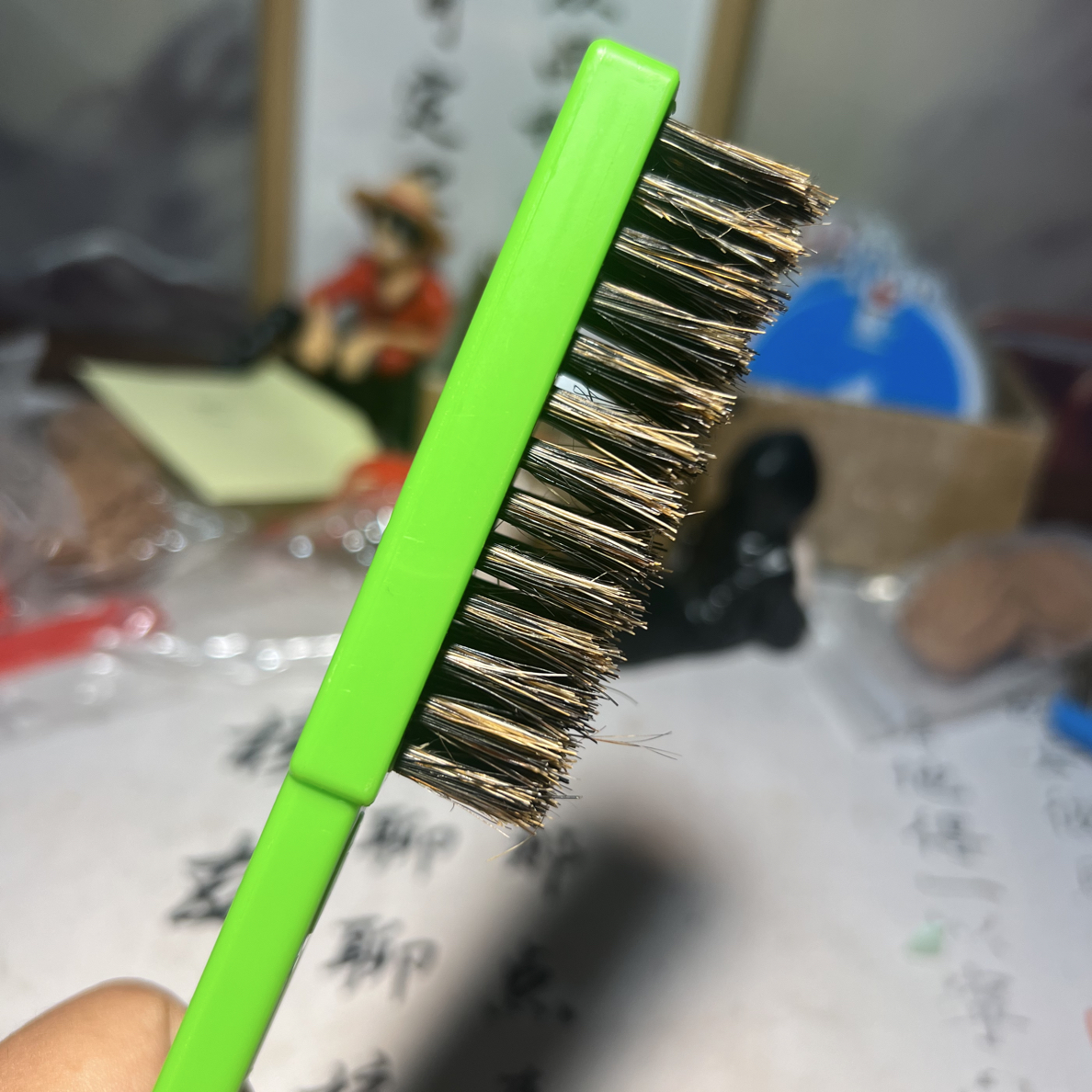 文玩核桃，根低纯猪鬃刷