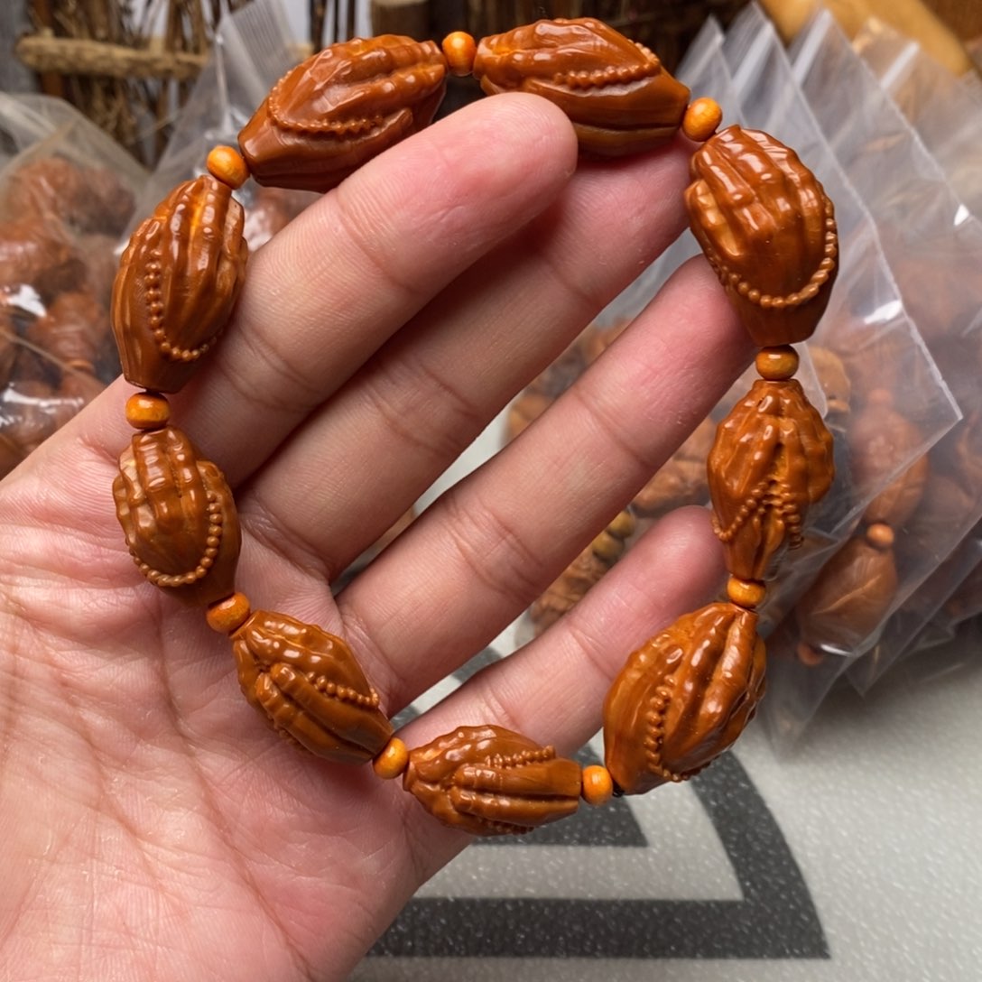 橄榄核手串/手链橄榄核雕刻工艺宇