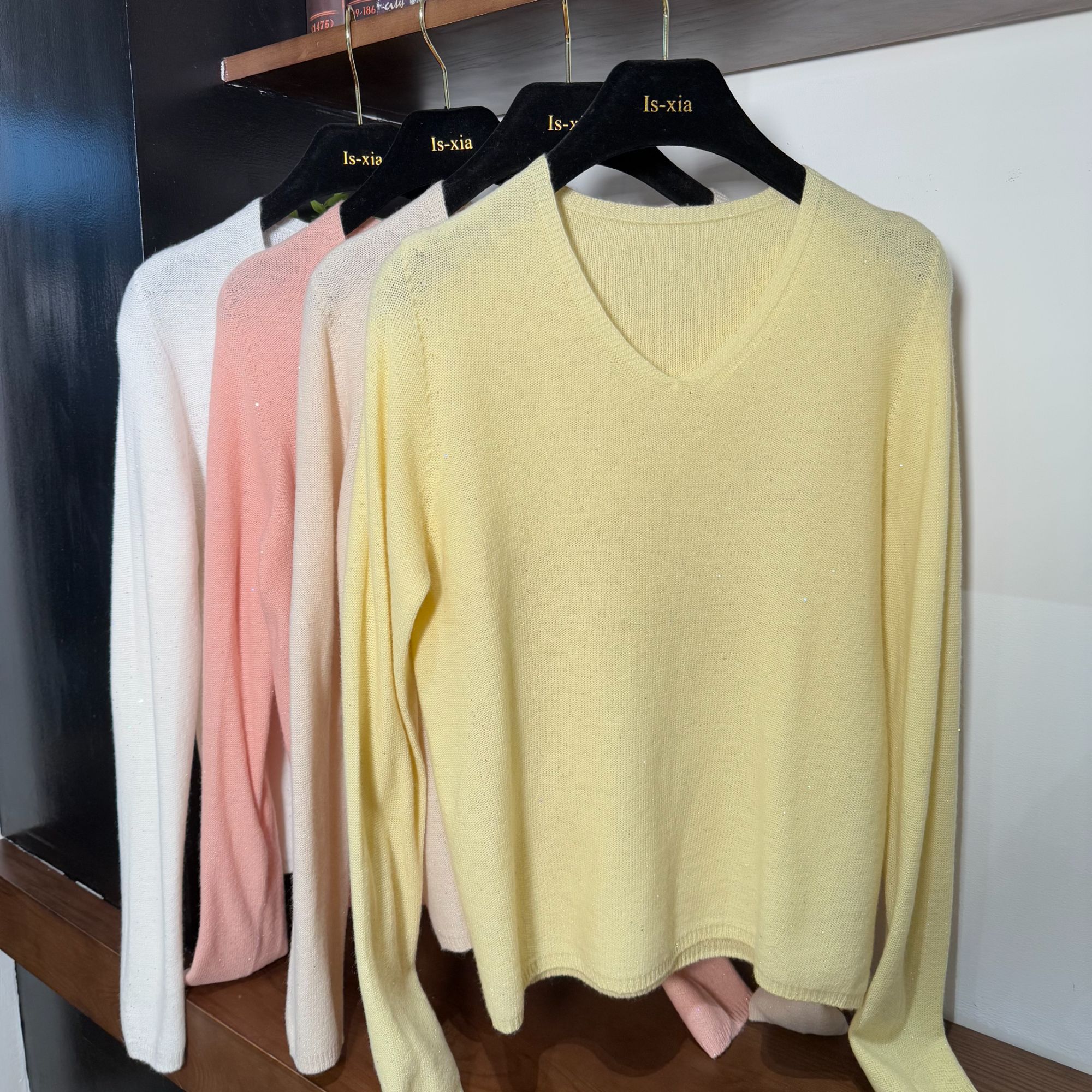 【光影之间】羊毛·亮片细闪时尚优雅百搭T恤