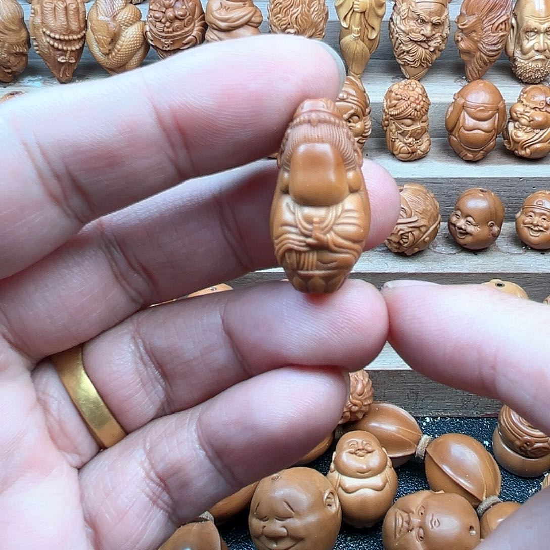 橄榄核吊坠15观音福利