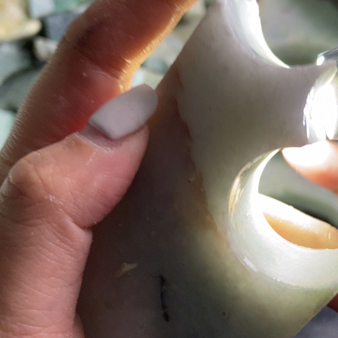 翡翠未镶嵌挂件天然翡翠