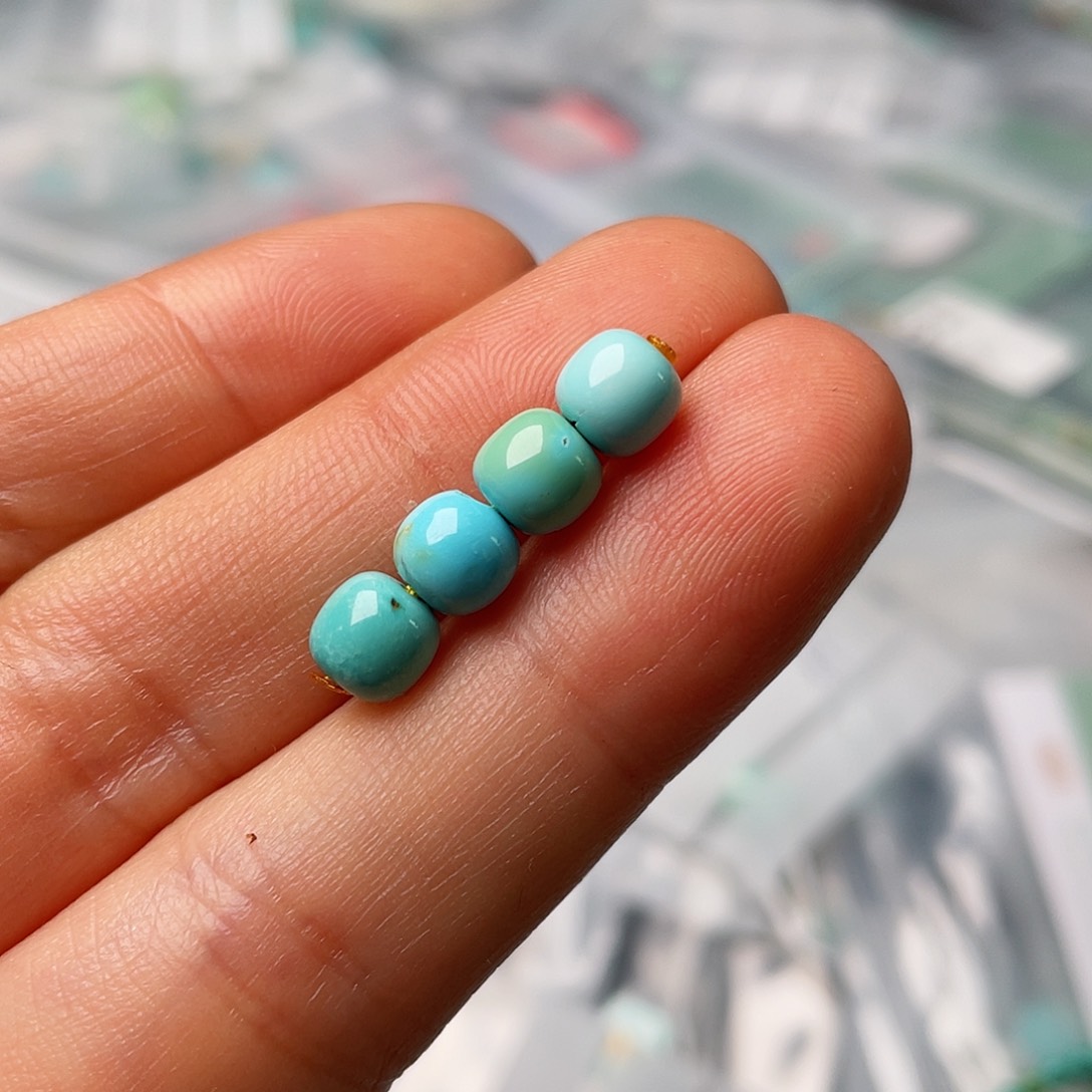 绿松石珠宝半成品未镶嵌