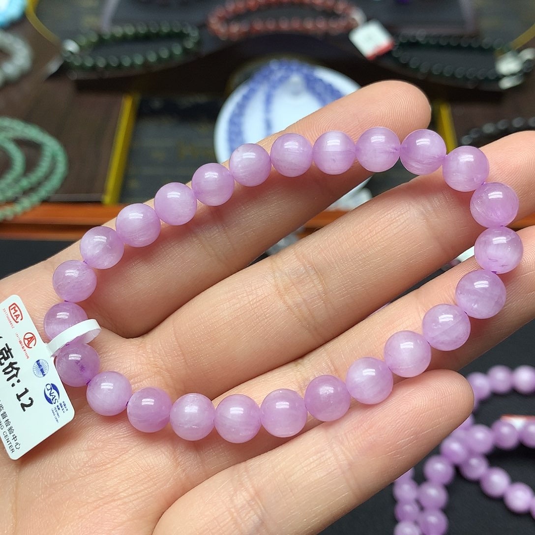 锂辉石手链未镶嵌