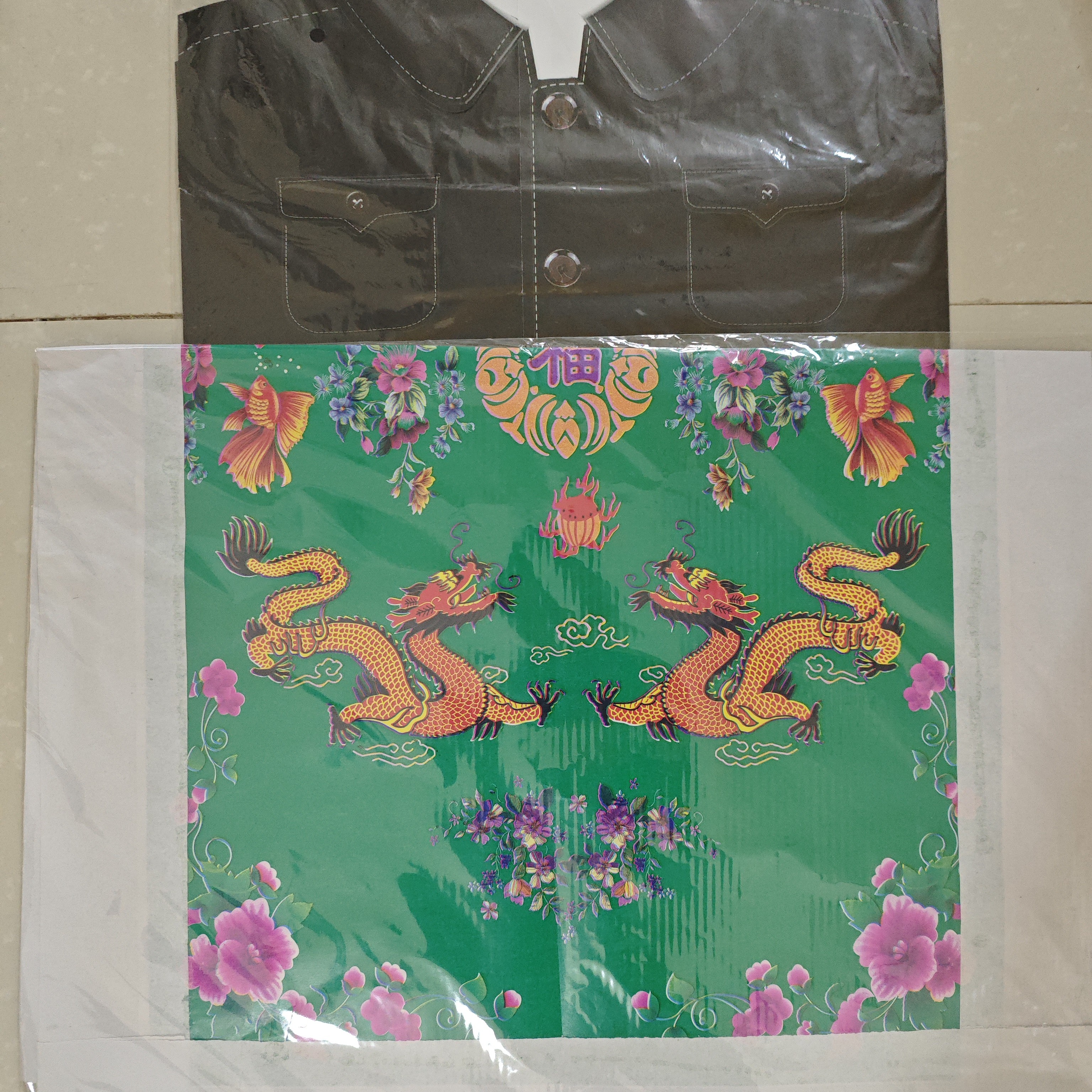 厂家直发半手工精品加厚折纸衣上下精品