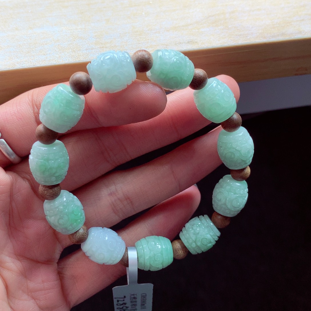 未镶嵌翡翠手链手串