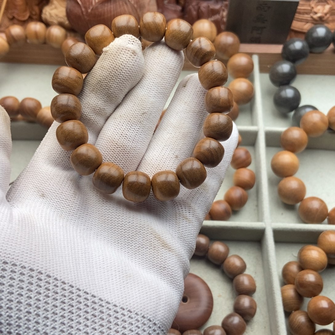 可***乐檀香木手串/手链11.12老山檀香黑肉奶香手串