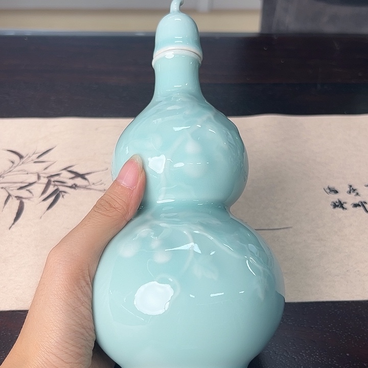 龙泉云间青瓷小米茶器