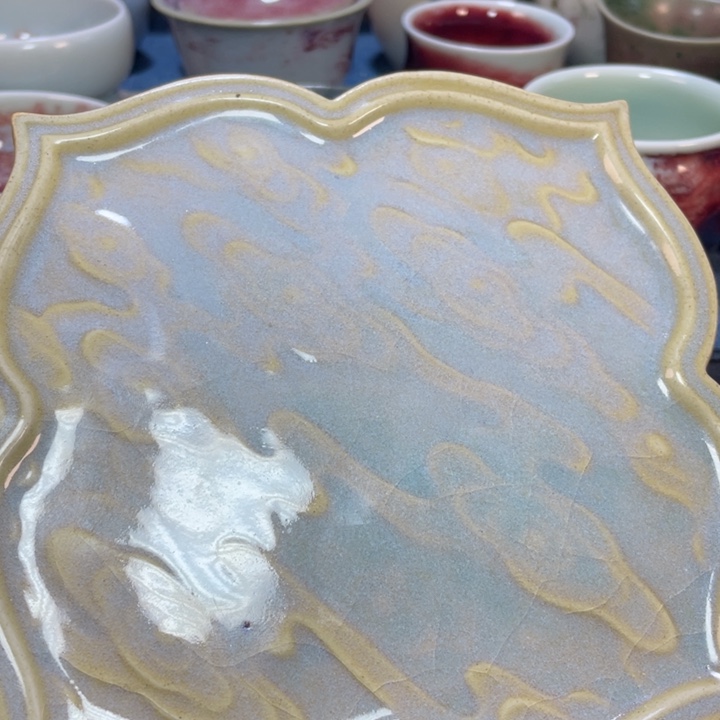 摆件手工祥云壶承。。。。。