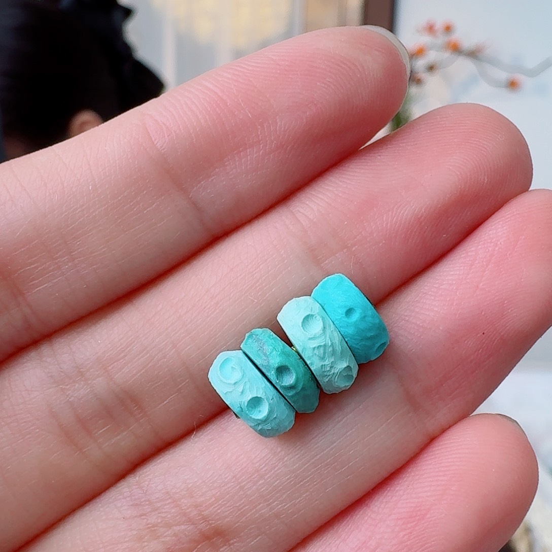 未镶嵌绿松石珠宝奇石