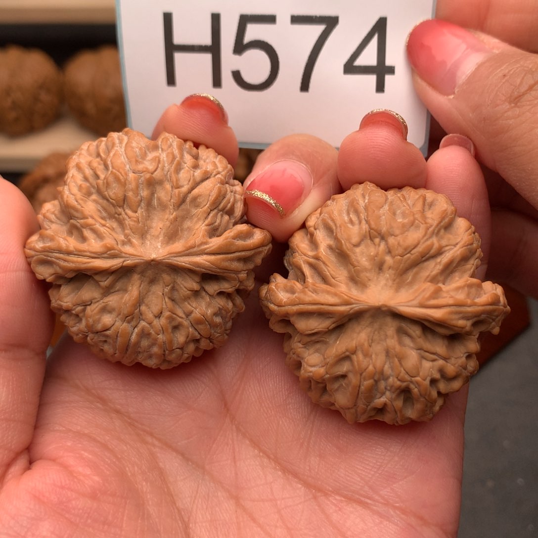 文玩核桃吊坠42全品红皮苹果园