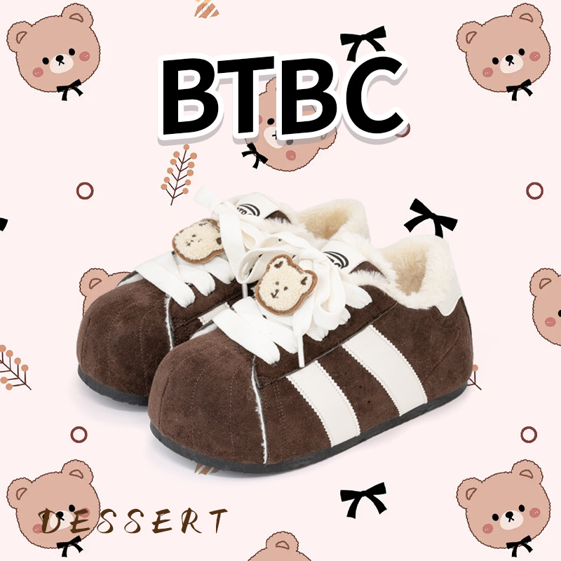 BTBC勃肯鞋冬季新款爆款加绒保暖厚底阔腿裤阔腿裤必备鞋子女鞋