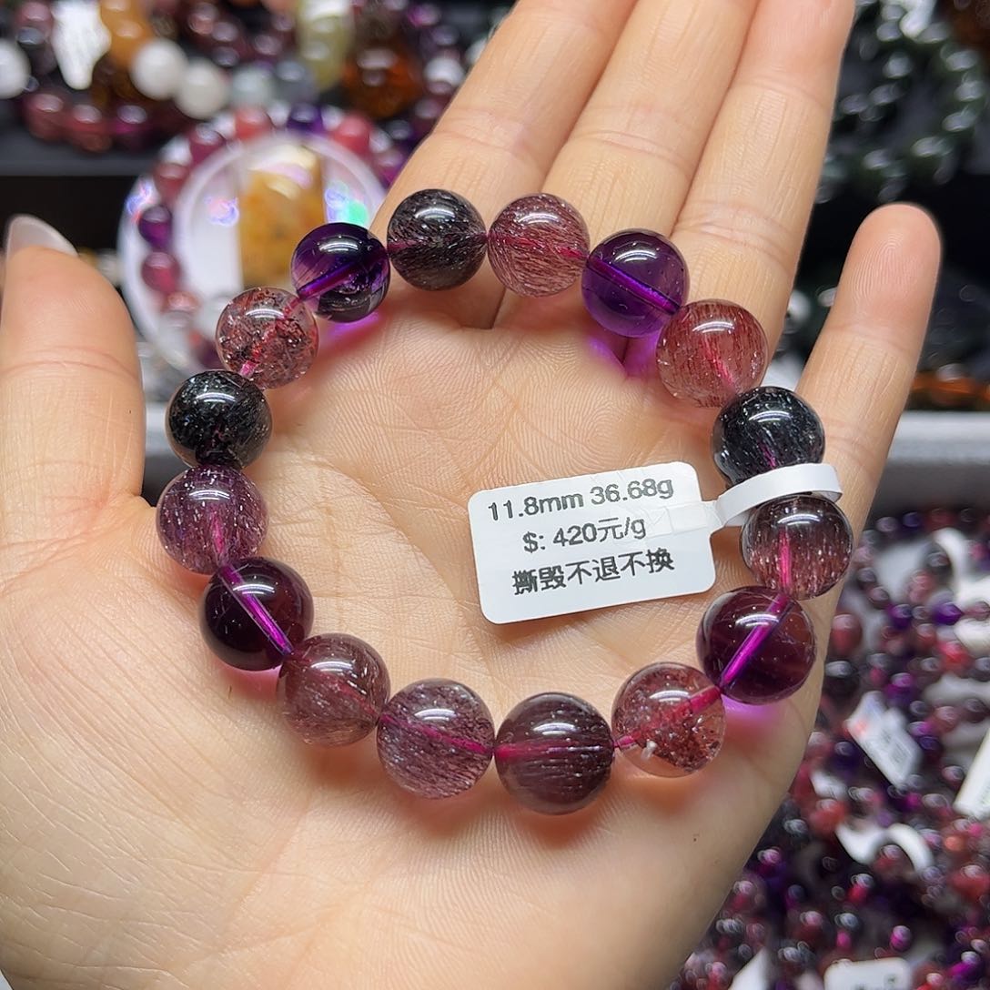 水晶手链未镶嵌姗***到