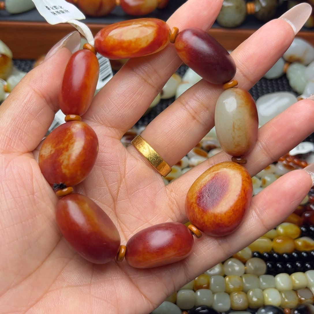 和田玉未镶嵌颈饰為***护