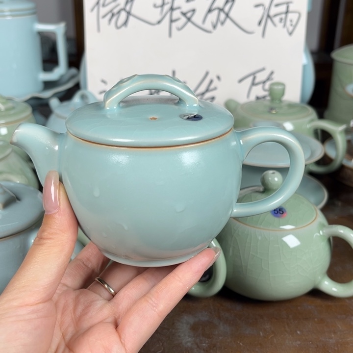 豆***逗22号不完美仿古汉瓦壶