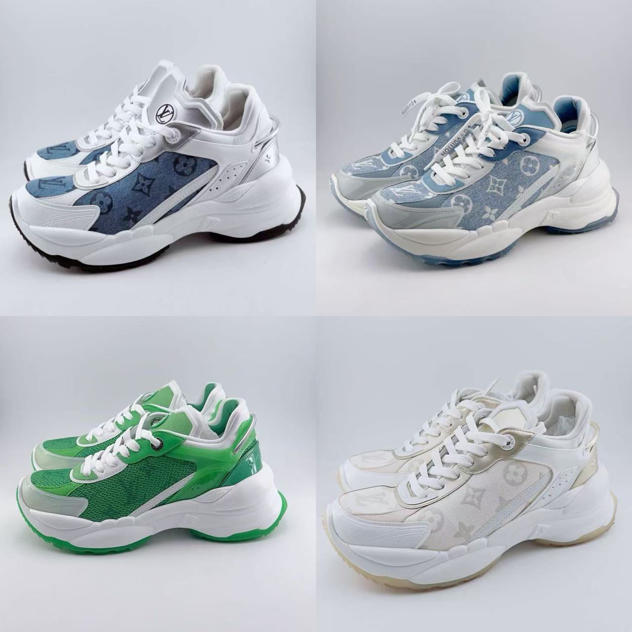 95新 LouisVuitton/路易威登 多尺码/多成色/run55低帮老爹鞋合集