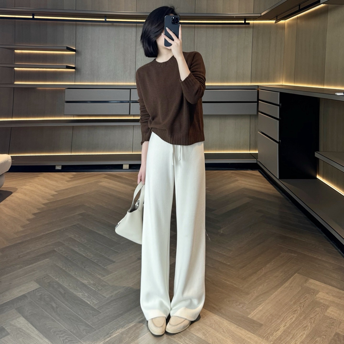 秋冬系列ma*原厂面料直筒裤