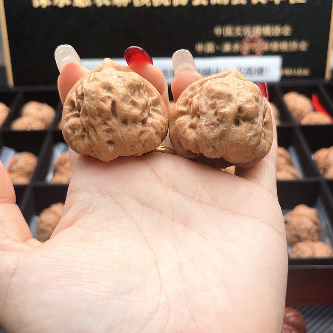 把件文玩核桃40古蟾全品无修肌肉感40A2