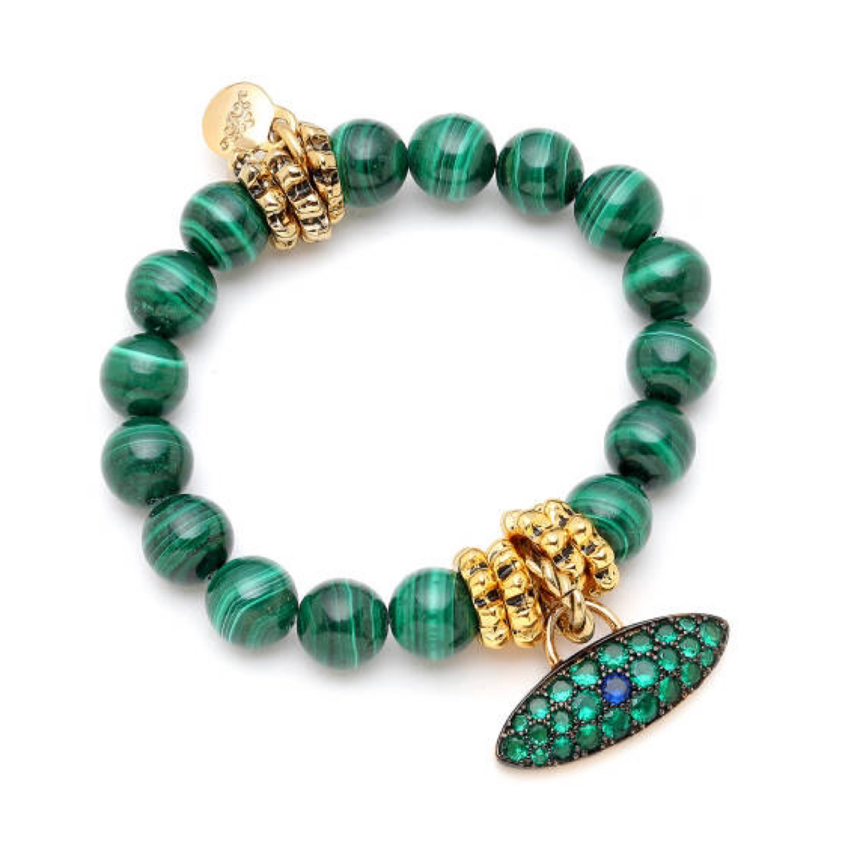 铜合金手链 土耳其MON绿色眼睛手链时尚轻奢【正品中古】6