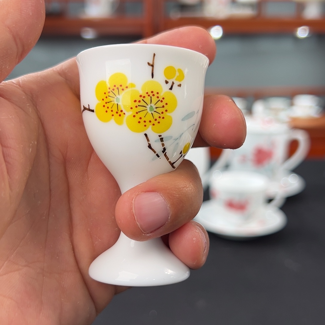 翠竹黄梅酒杯杯杯