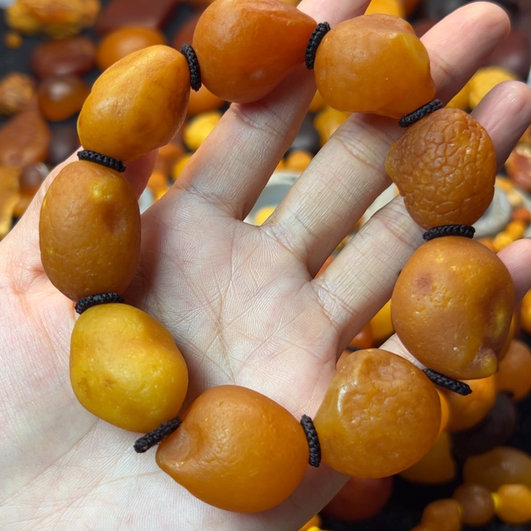 琥珀裸石未镶嵌天然蜜蜡