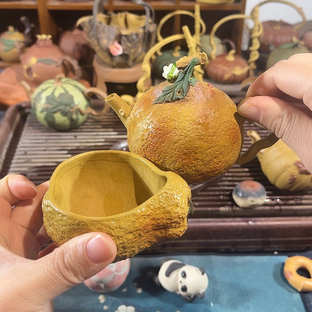 茶宠紫砂心想事成