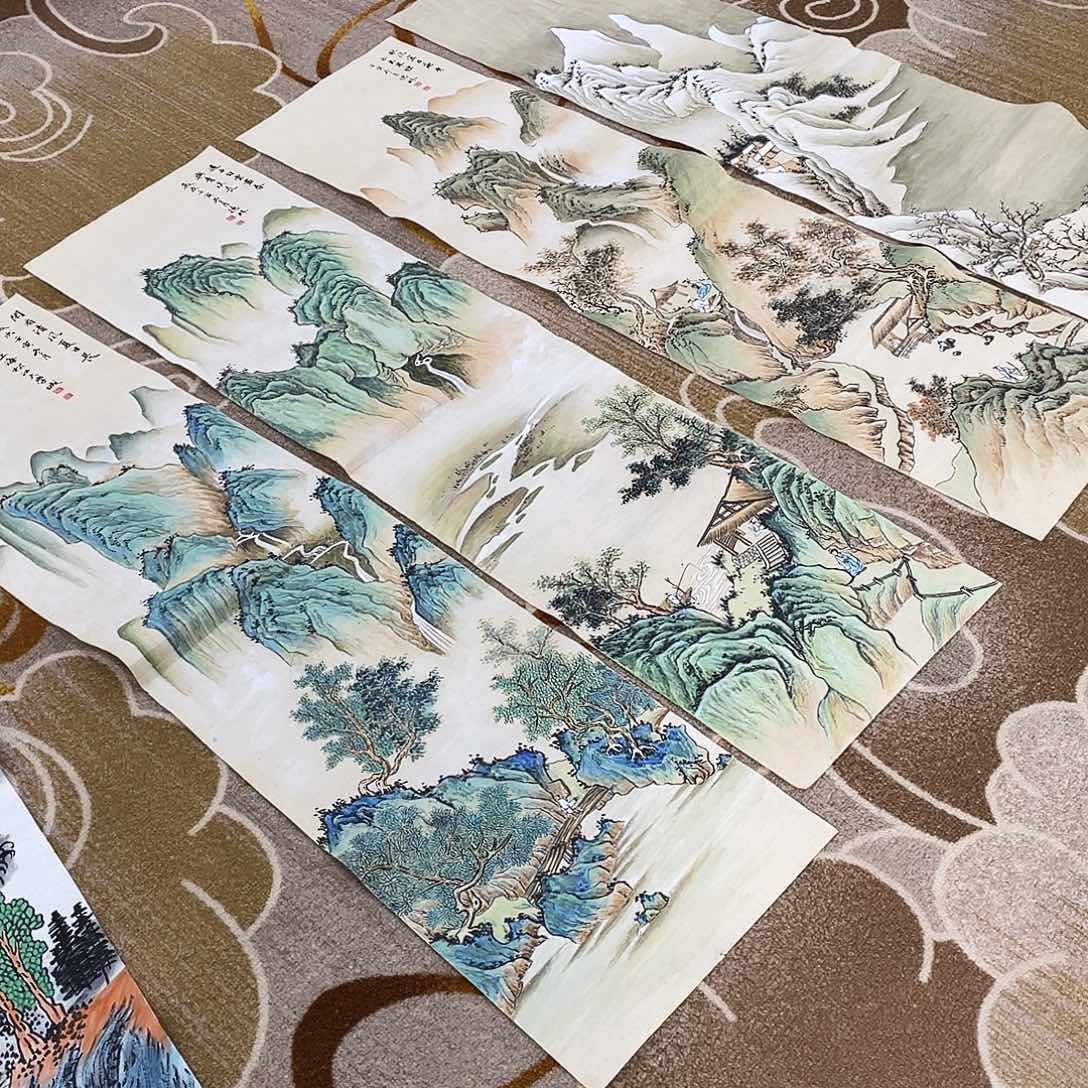 国画明*定制作品贺德林画心