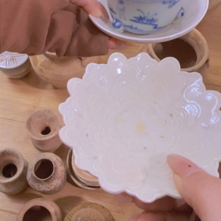 瓷片讴*湖田影主人杯子