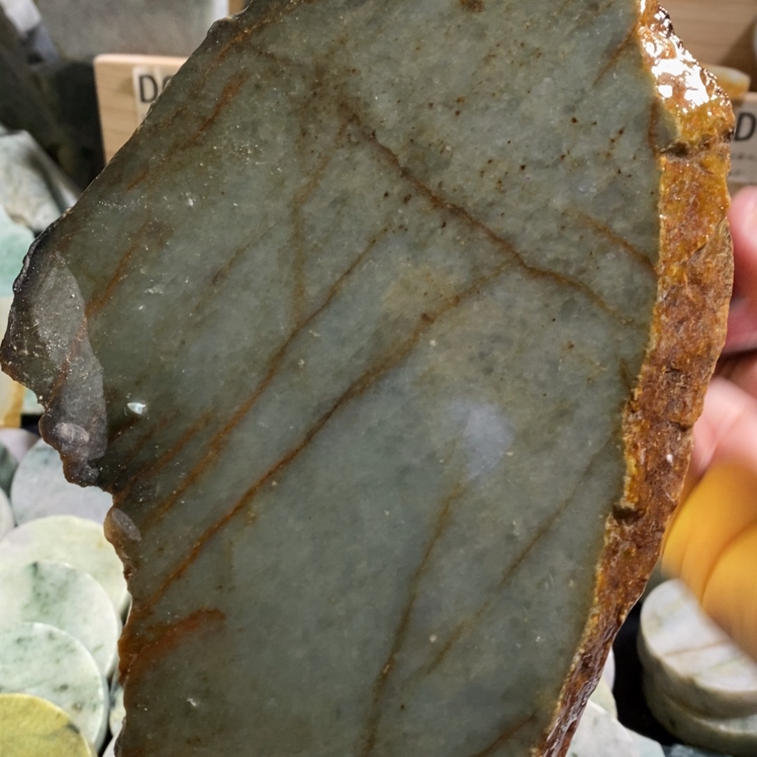 颈饰未镶嵌翡翠天然翡翠