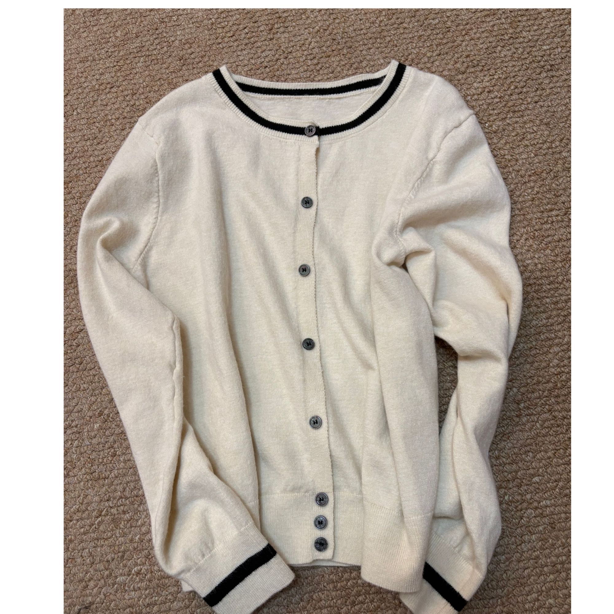 针织毛衫 A 杏色 68036