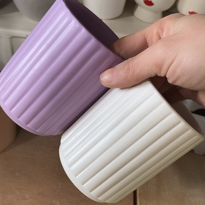 陶盆有孔 瑕疵针孔漏釉介意勿拍外口 8外高10