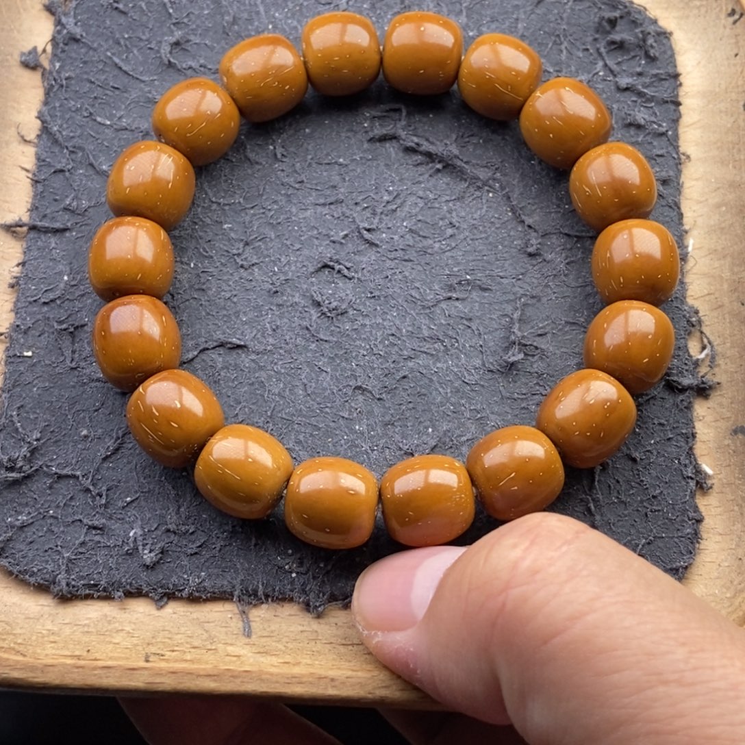 手串紫金鼠12mm天花板黄金甲近实心